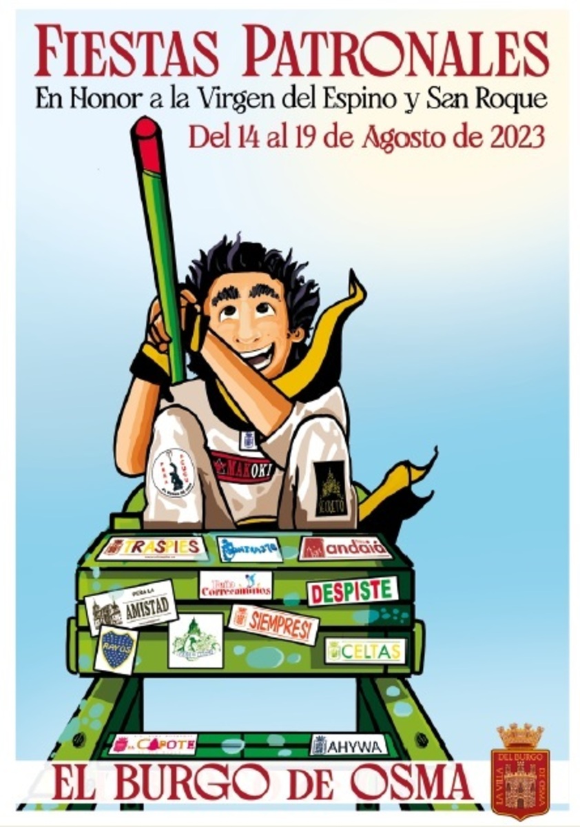 Fiestas patronales en honor a la Virgen del Espino y San Roque 2023 Burgo de Osma-Ciudad de Osma